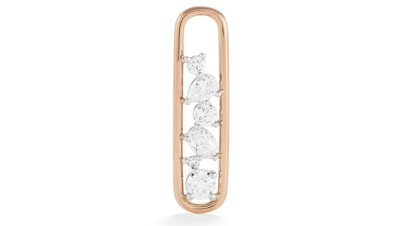 Rosario Navio six-stone earring